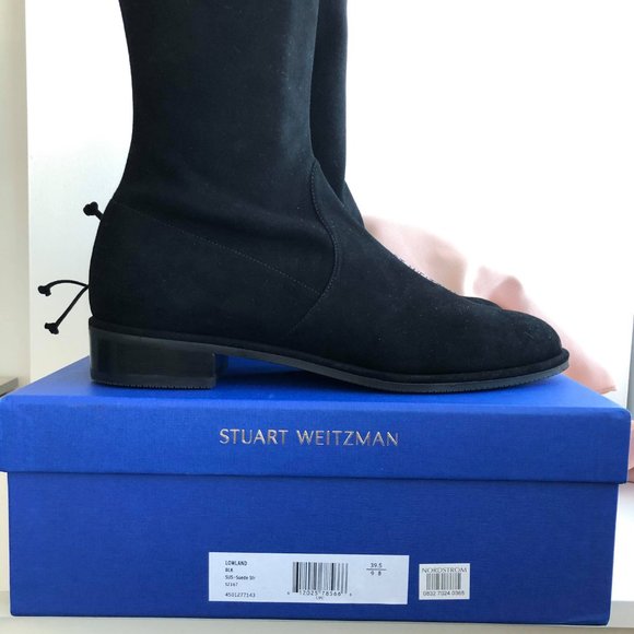 Stuart Weitzman Lowland Over the Knee Leather Boot - Picture 6 of 11